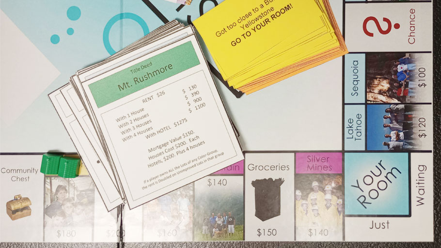 Customized board or card game
