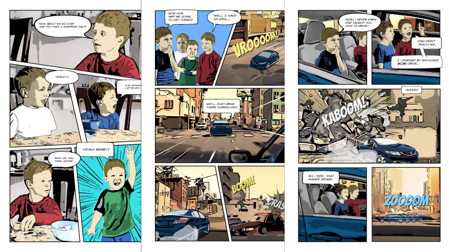 Personalized comic book